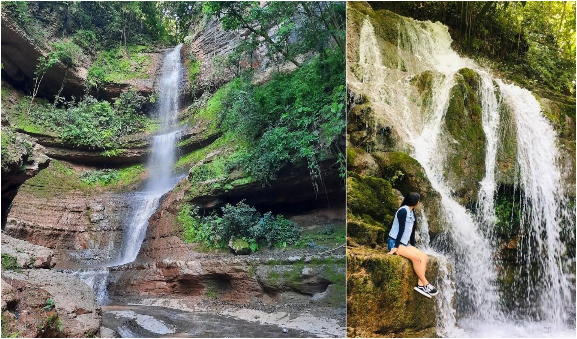 Cascada Cajora, en Arada departamento de Santa Bárbara