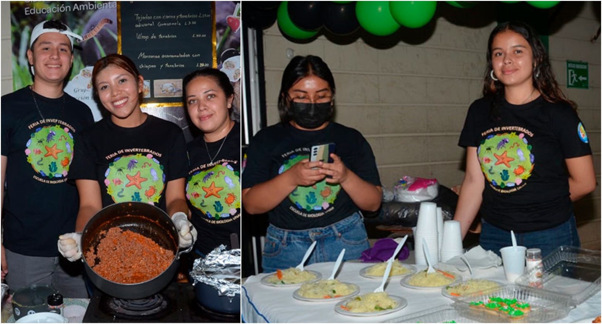 Estudiantes de la Escuela de Biología de UNAH realizaron la Feria de Invertebrados