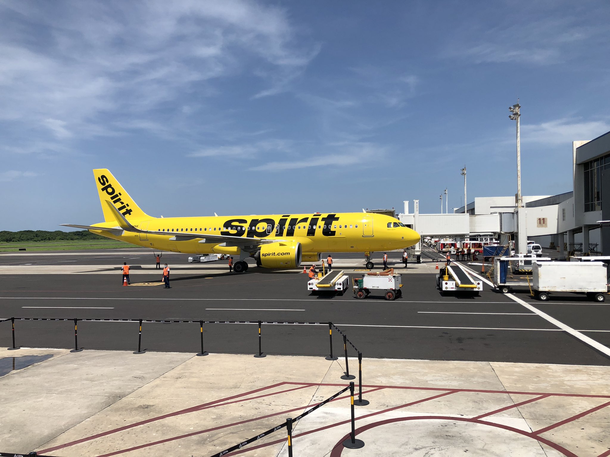Spirit anuncia vuelos directos a Houston desde Palmerola