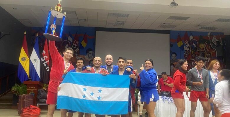 Sambo hondureño obtiene segundo lugar en evento deportivo en Nica