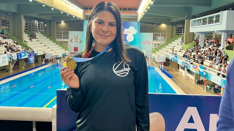 Sara Pastrana destaca con dos medallas de oro en Paraguay