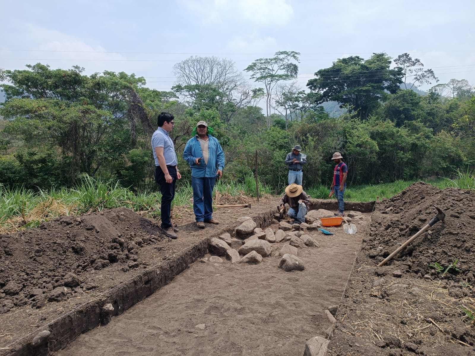 IHAH registra hallazgo arqueológico en Trinidad, Copán