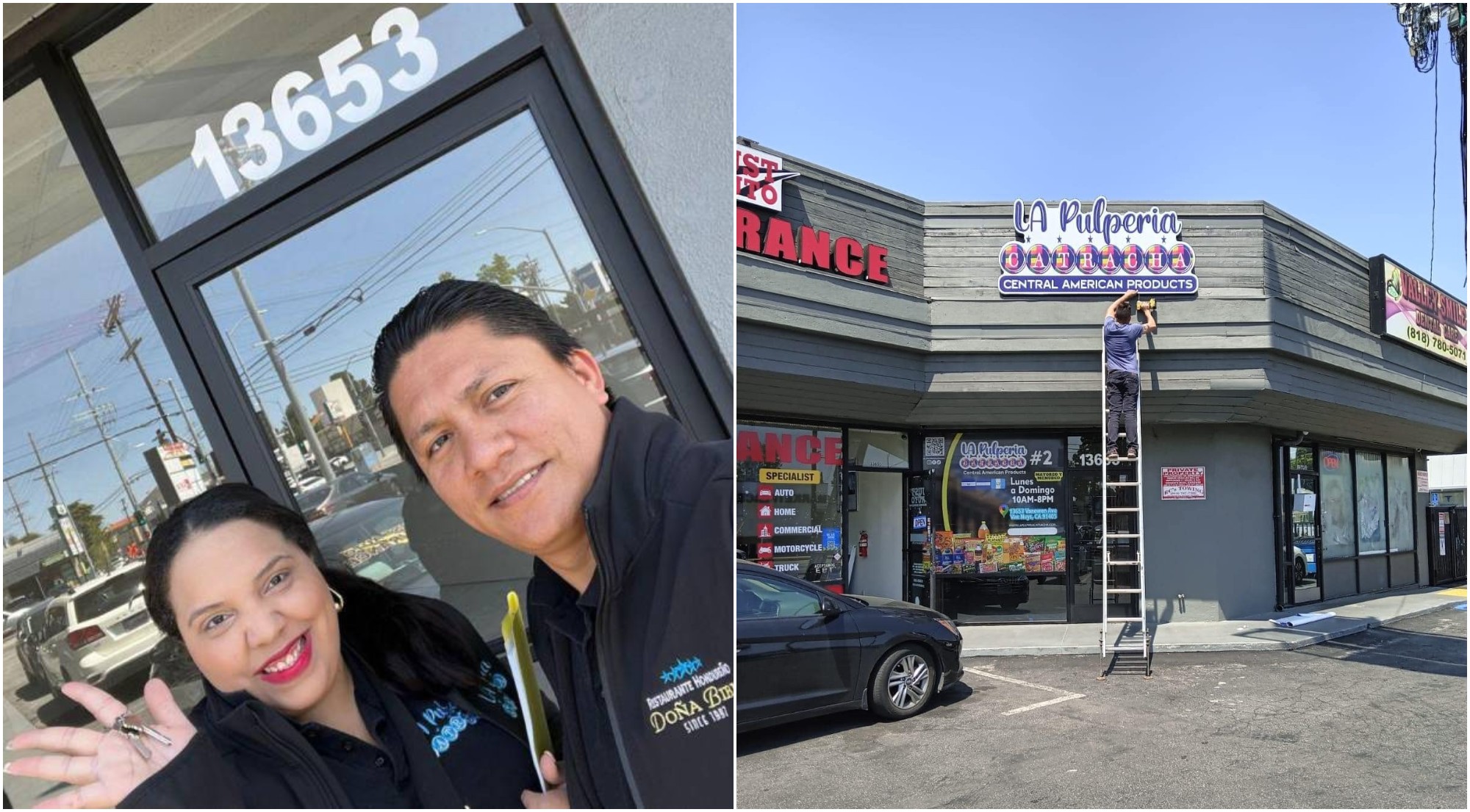 Esposos hondureños abrieron su tercer negocio en Los Ángeles