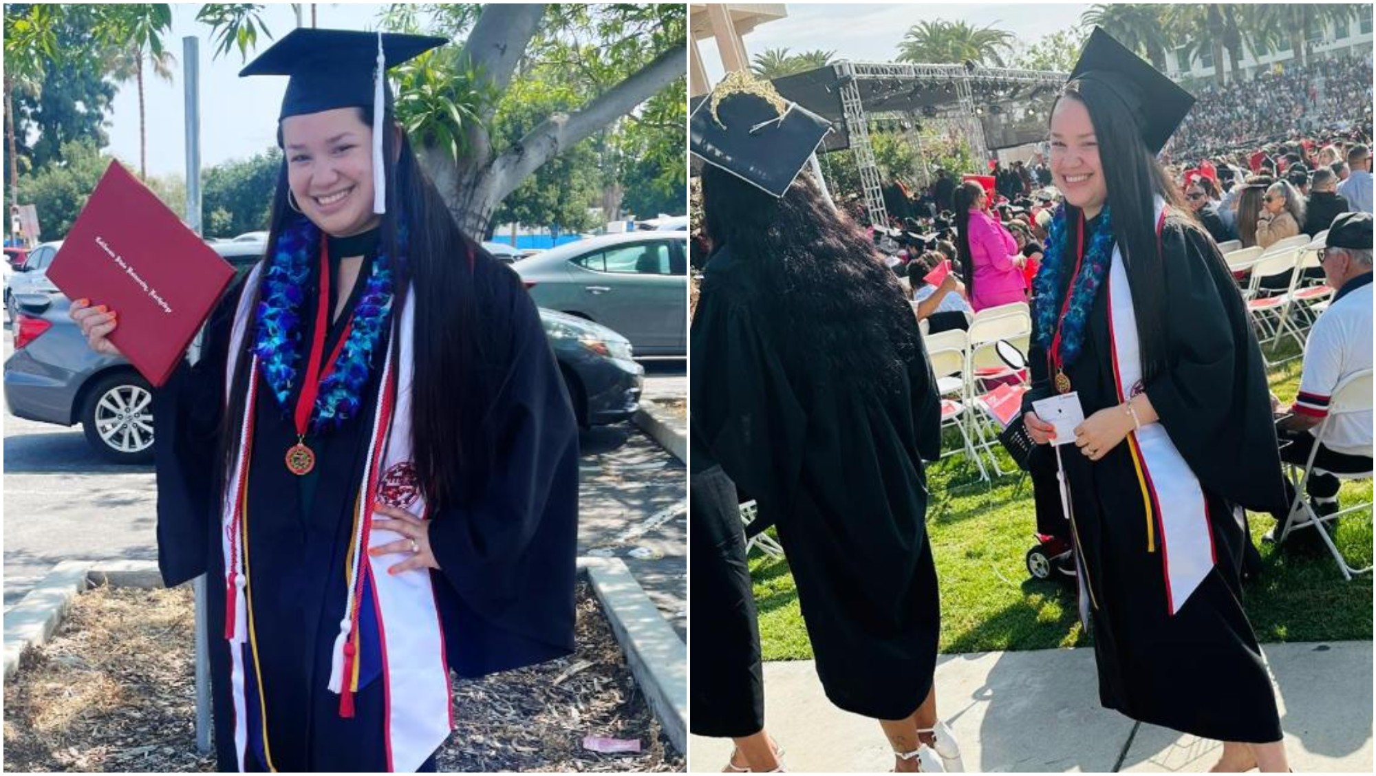 Hondureña se gradúa con honores de criminología en California State University Northridge