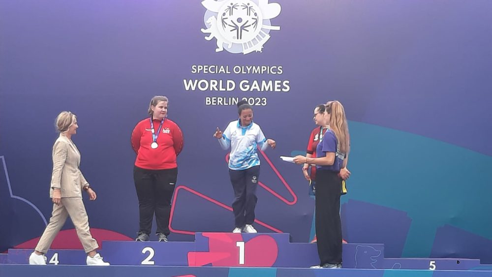 Wendy Sosa obtiene primera medalla de oro en las Olimpiadas Especiales