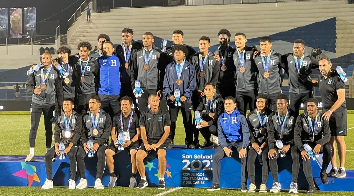 Sub-22 de Honduras se baña de bronce en los Juegos C.A. y del Caribe