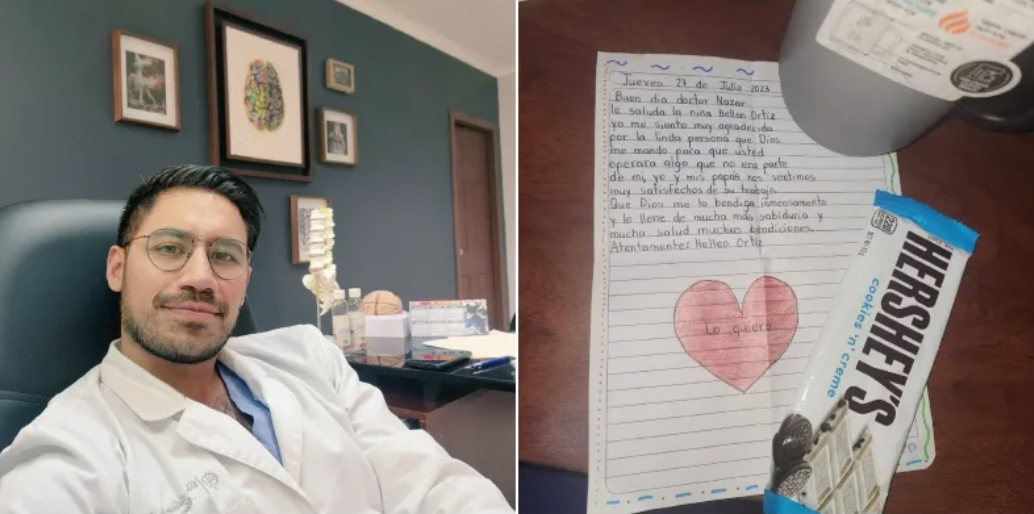 Niña hondureña escribe una emotiva carta al doctor que la operó