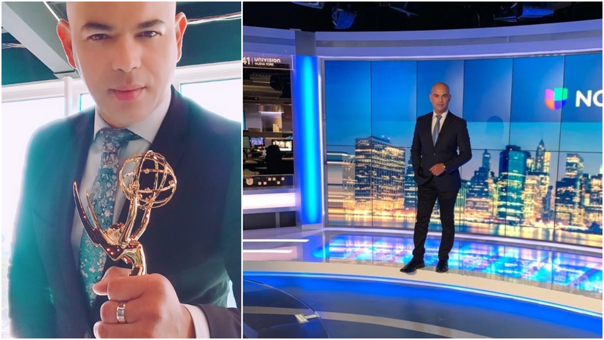 Periodista hondureño Javier Castro, ganó dos premios Emmy