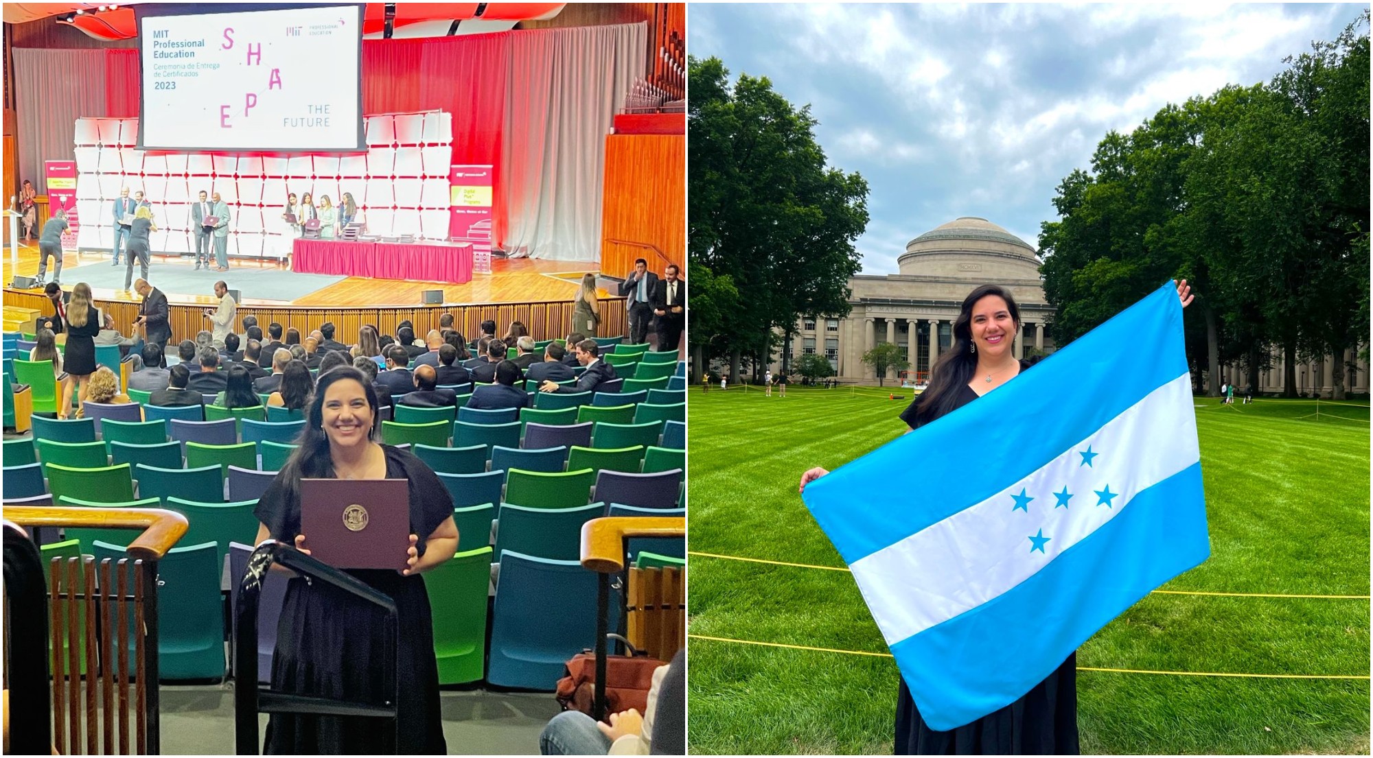 Hondureña Alejandra Nazar, se graduó del  Massachusetts Institute of Technology