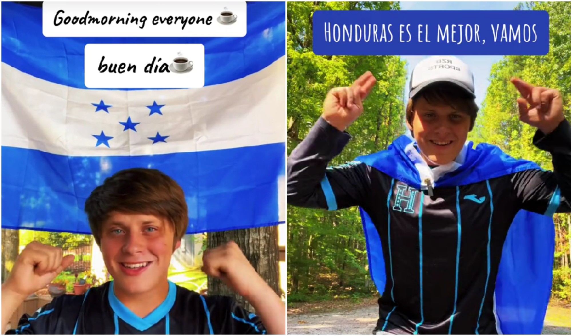 Joven estadounidense comparte su amor Honduras en TikTok