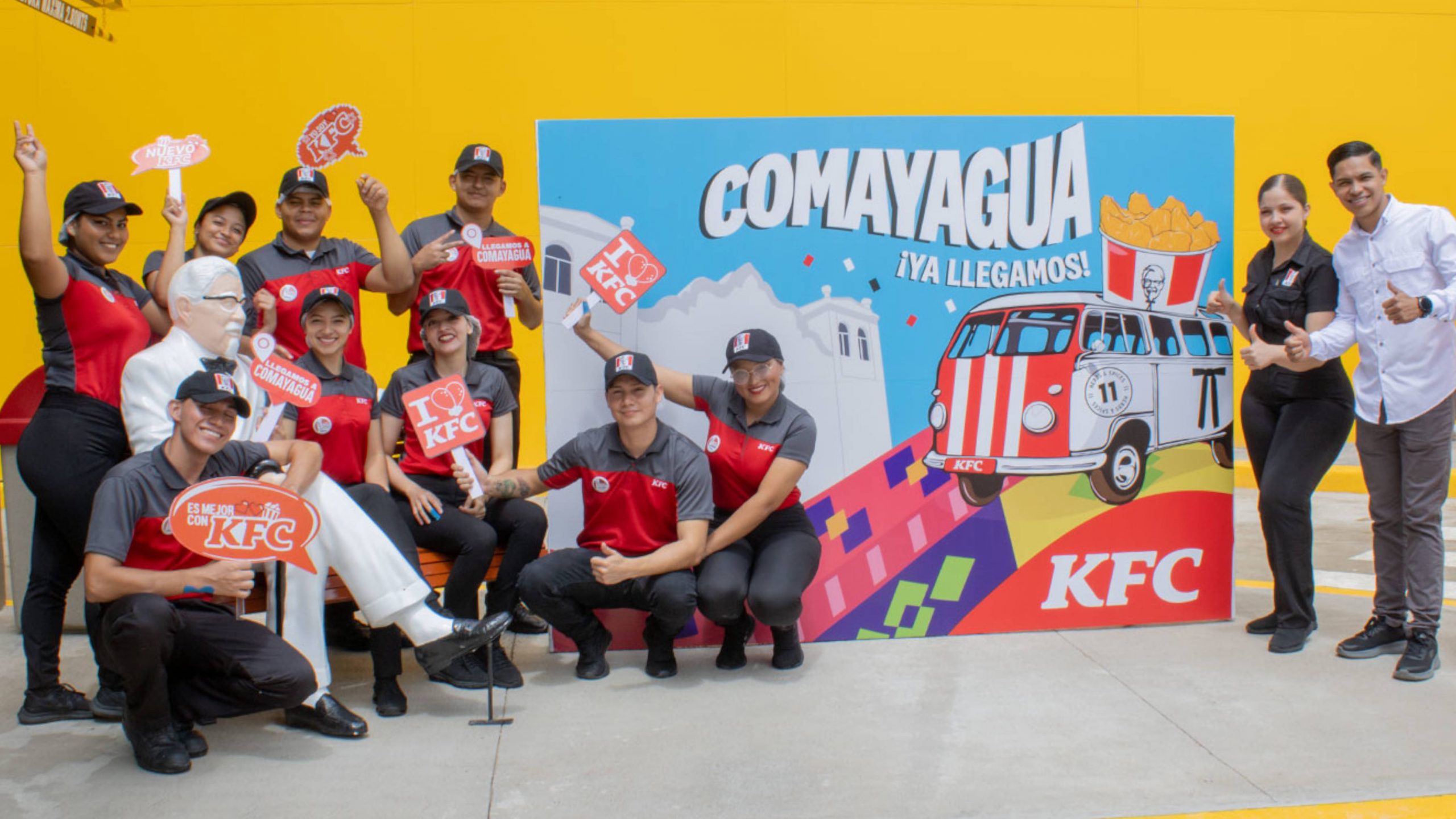 Kentucky Fried Chicken ahora cuenta con nuevo restaurante en Comayagua