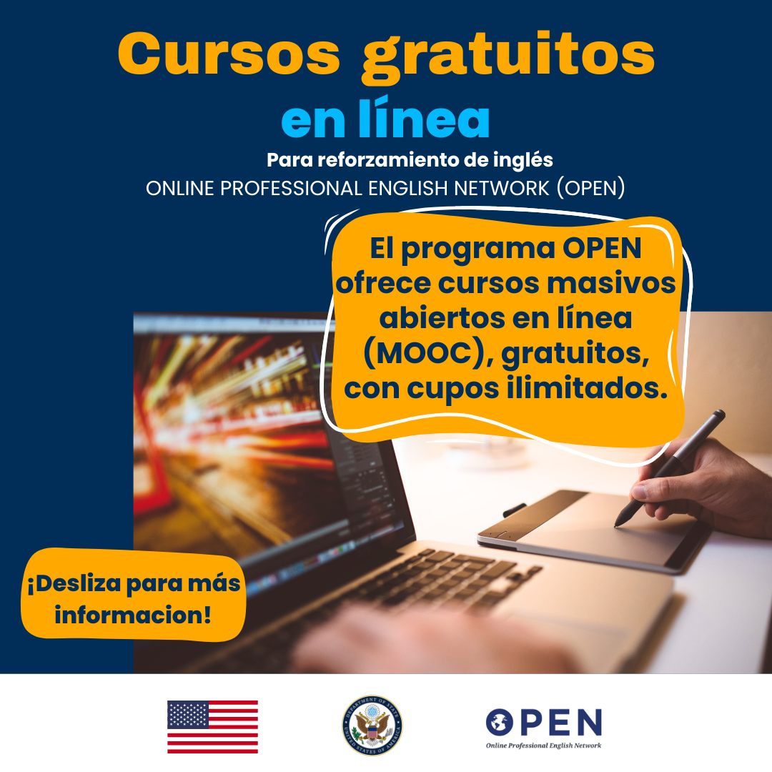 Embajada de Estados Unidos ofrece cursos de inglés gratuitos
