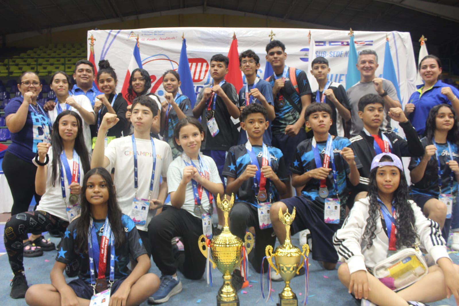 Taekwondo hondureño hace historia en los CODICADER en Nicaragua