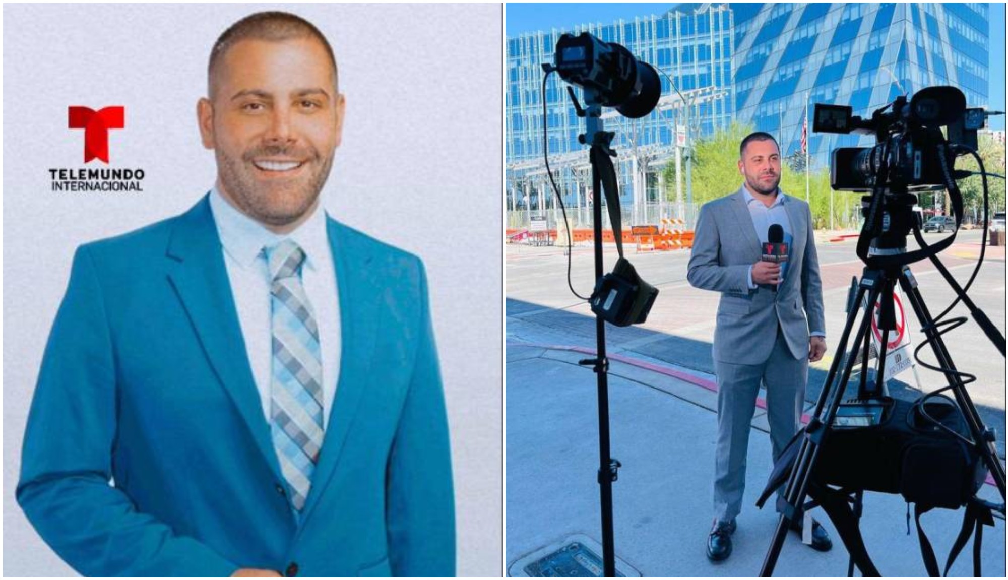 Hondureño Eduardo Andonie, destaca como presentador de Telemundo en Las Vegas