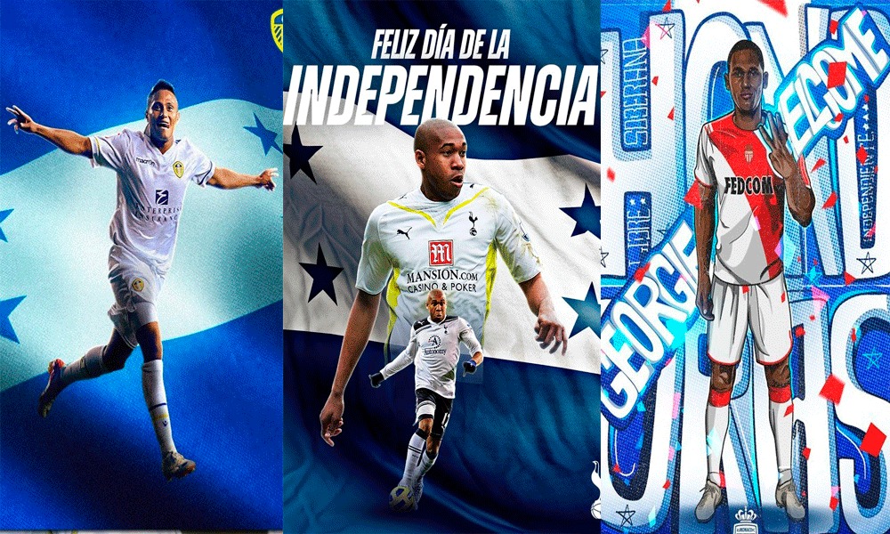 Clubes europeos felicitan a Honduras por aniversario de Independencia