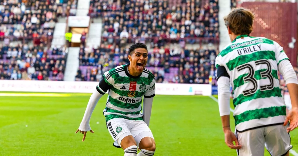 Luis Palma otorga genial asistencia en goleada del Celtic ante el Hearts