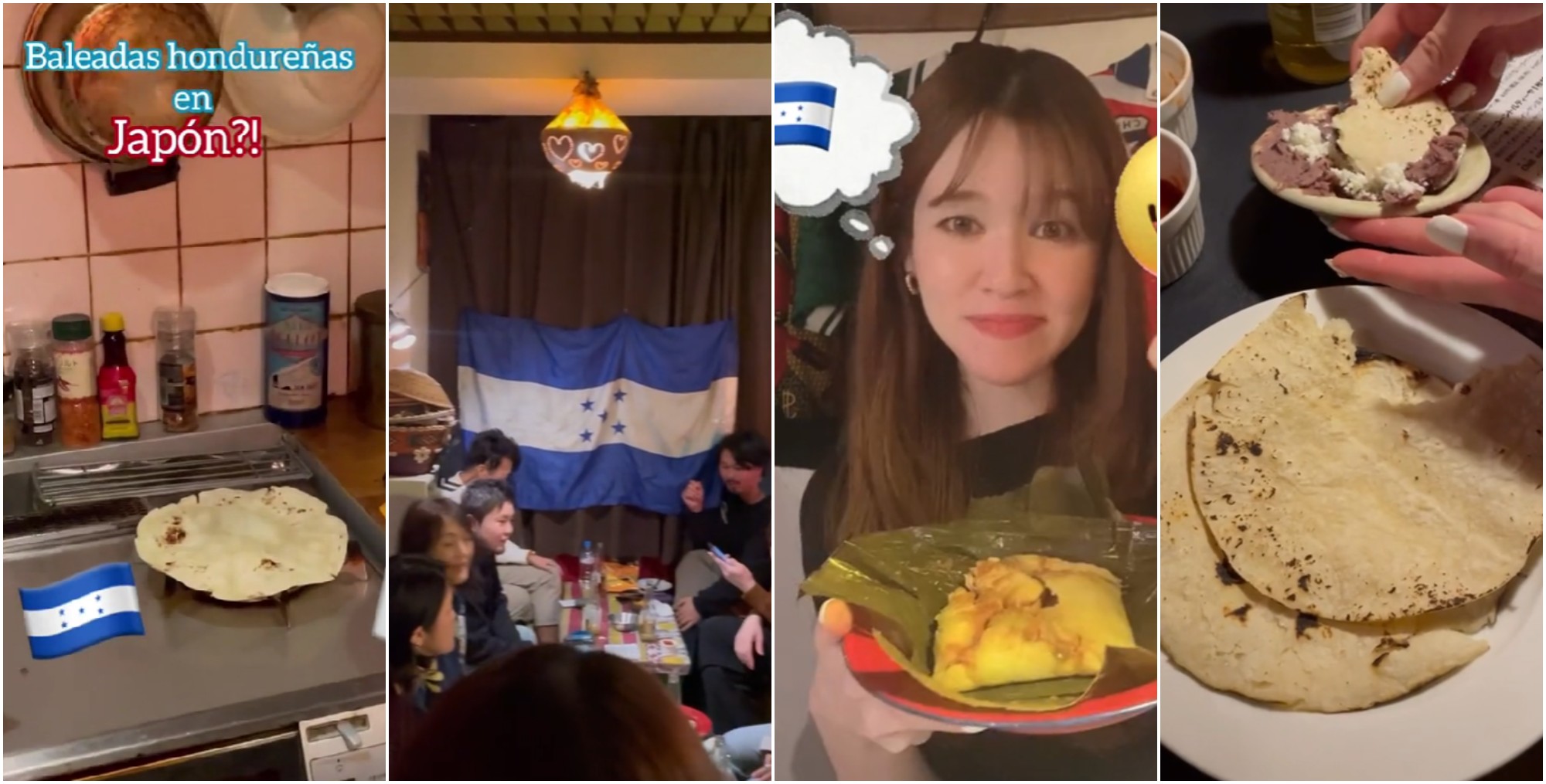 Japonés destaca con un restaurante de comida hondureña en su país
