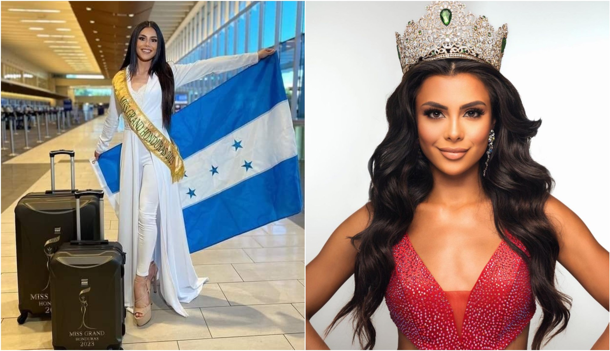 Hondureña Britthany Marroquín, ya está en Vietnam para Miss Grand International