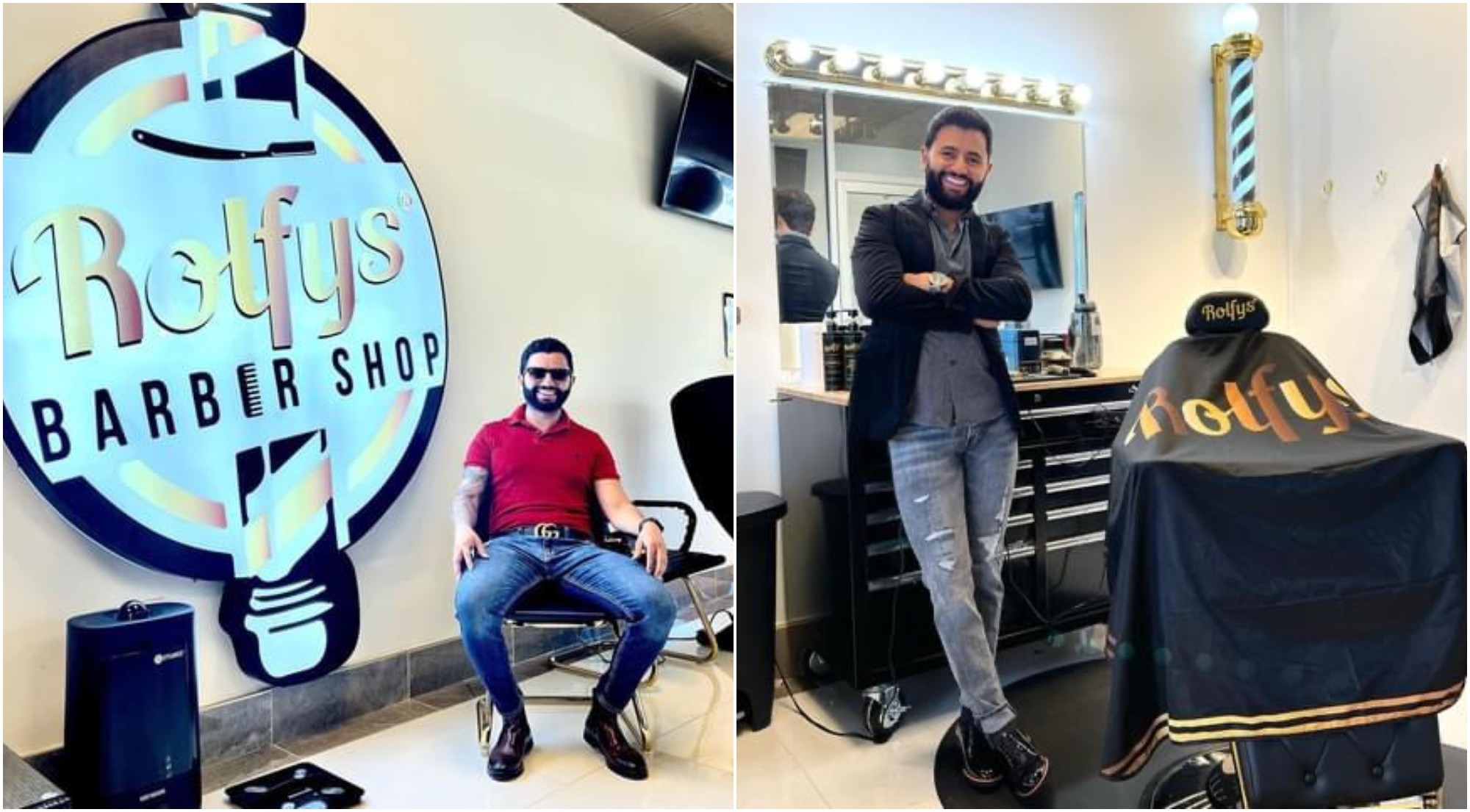 Hondureño Rolfy Bueso, sobresale en Estados Unidos con cuatro barberías