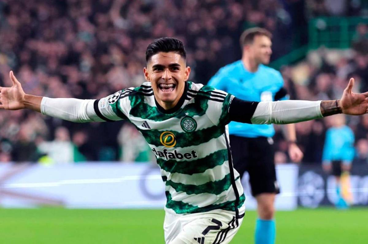 Luis Palma marca su primer gol en la Champions League con el Celtic