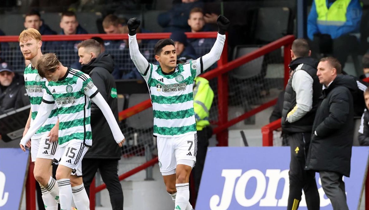 Luis Palma clava golazo y asistencia en un nuevo triunfo del Celtic