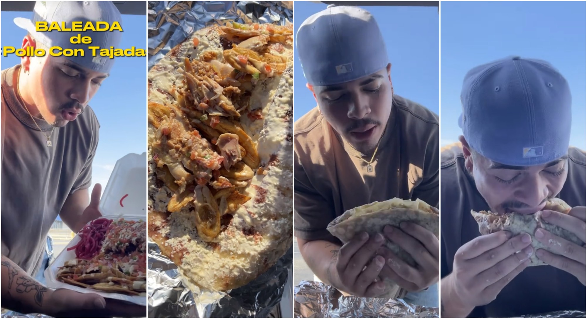 Tiktoker puertorriqueño sorprende al crear una baleada de pollo chuco