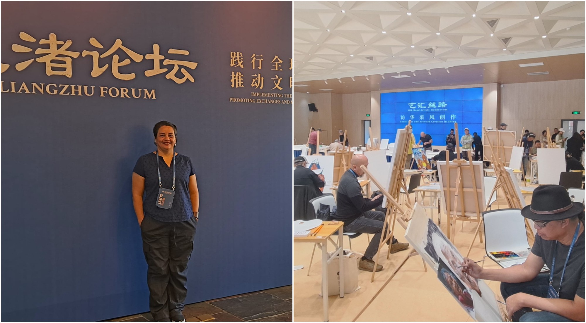 Hondureña participó en evento artístico «Liangzhu Forum» en China