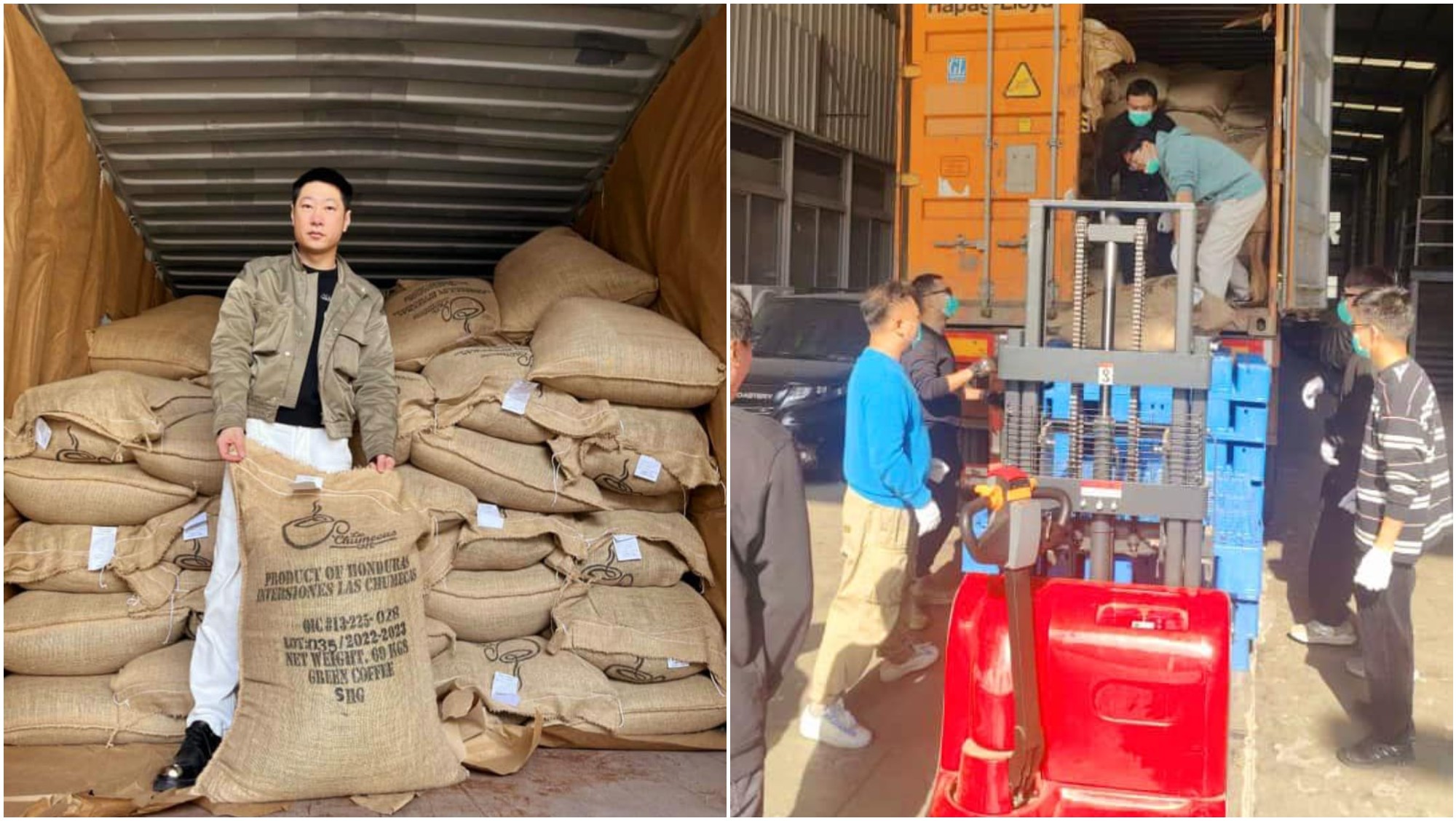 Llega a China el primer contenedor de café orgánico de Honduras
