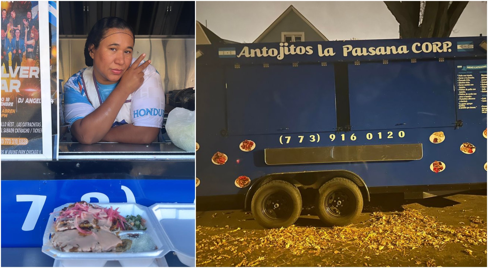 Hondureña destaca con el primer food truck de comida catracha en Chicago