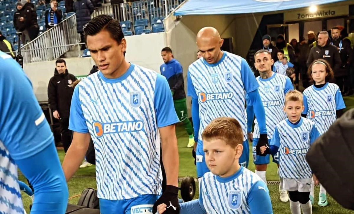 Denil Maldonado realizó su debut oficial con el Craiova de Rumanía