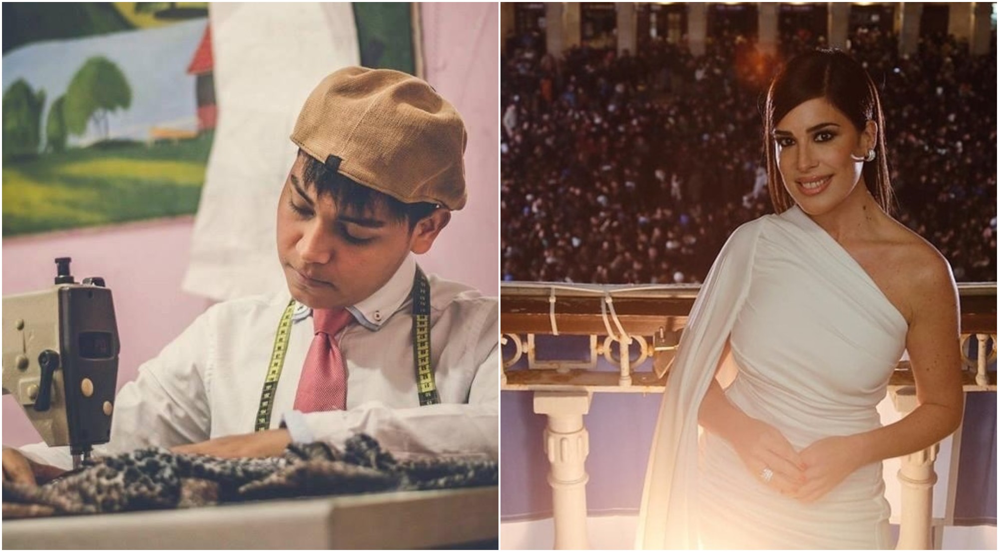 Hondureño diseñó el vestido de Laura Chamarro, presentadora del Diario Vasco