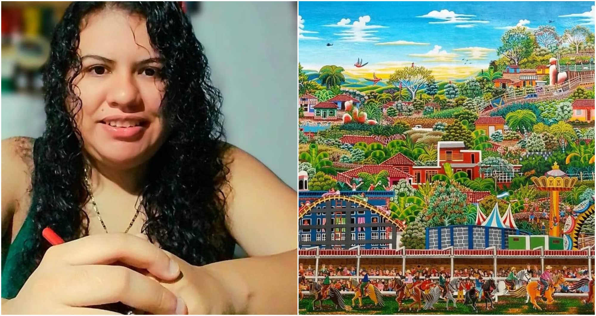 Hondureña expondrá su arte en el Museo Grau en Colombia