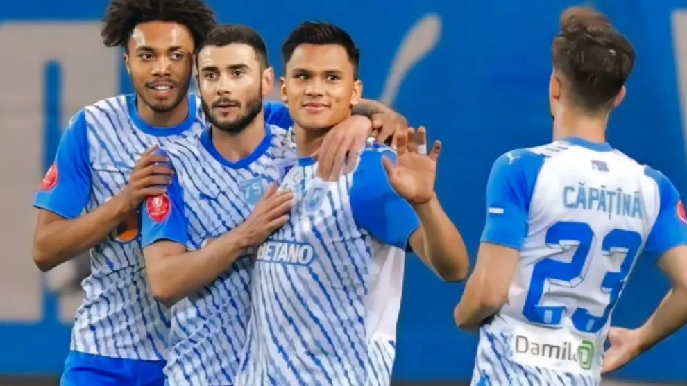 Denil Maldonado marca su primer gol con el Craiova de Rumanía