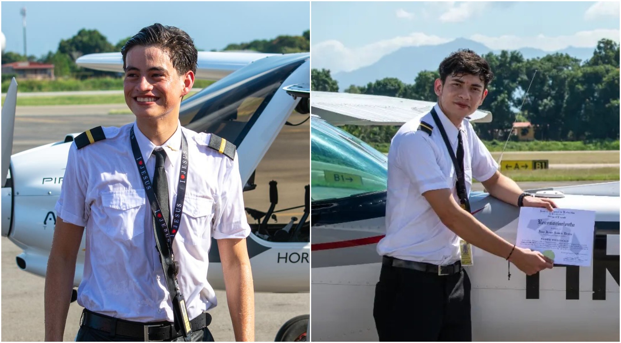 Jóvenes hondureños destacan como nuevos pilotos en Honduras