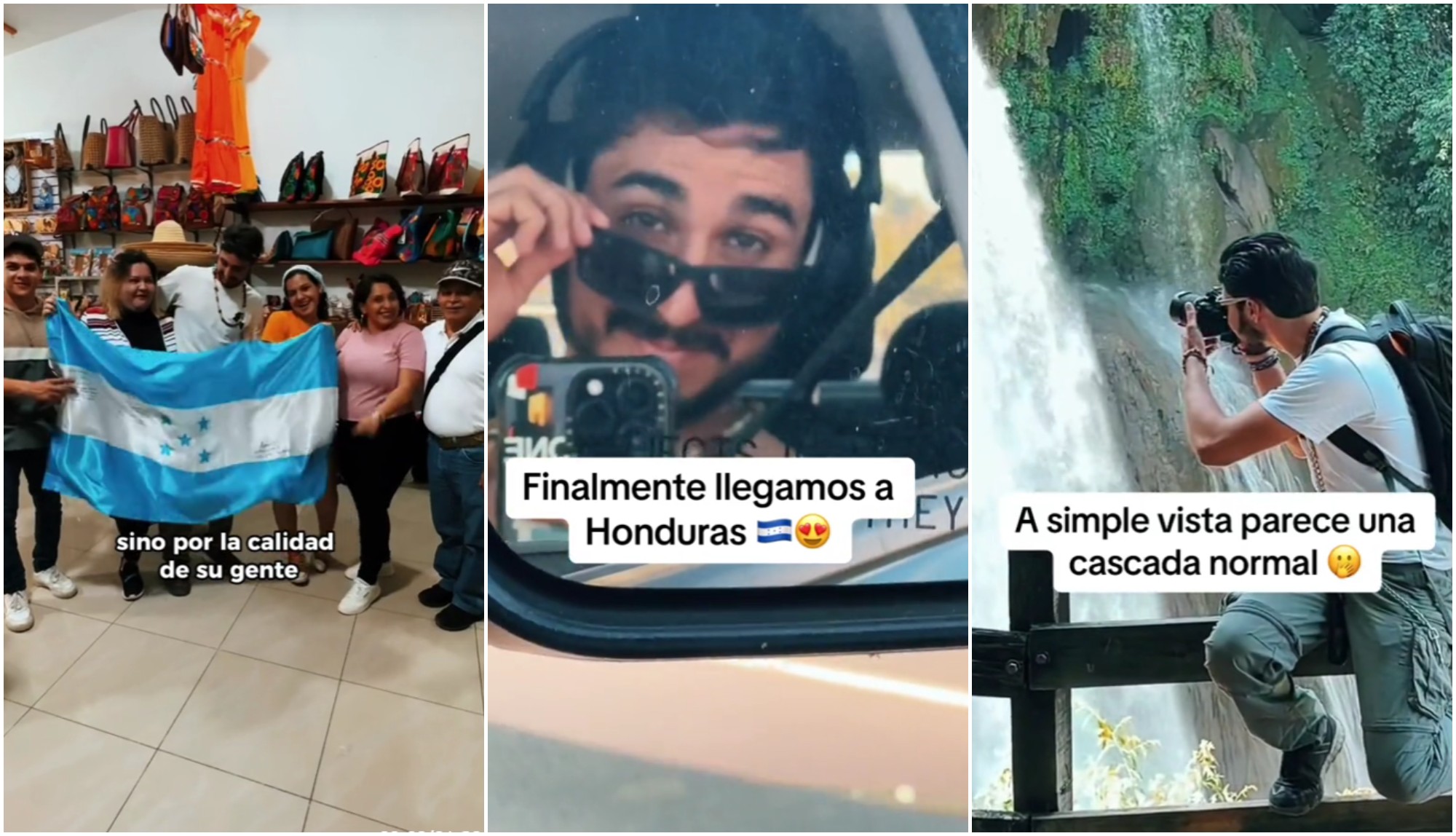 Tiktoker mexicano viajó a Honduras y destacó su belleza