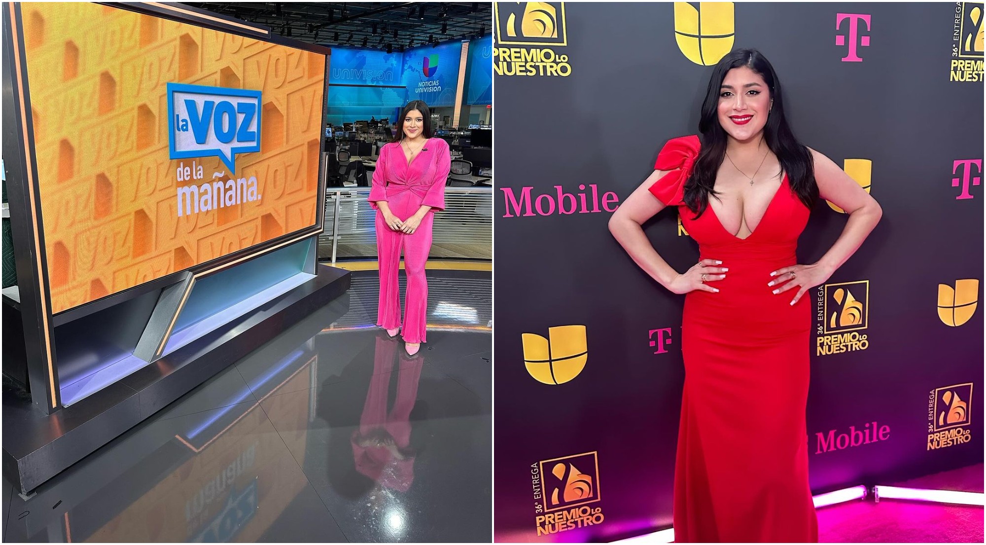 Hondureña Monse Medina triunfa en Univision junto a famosos