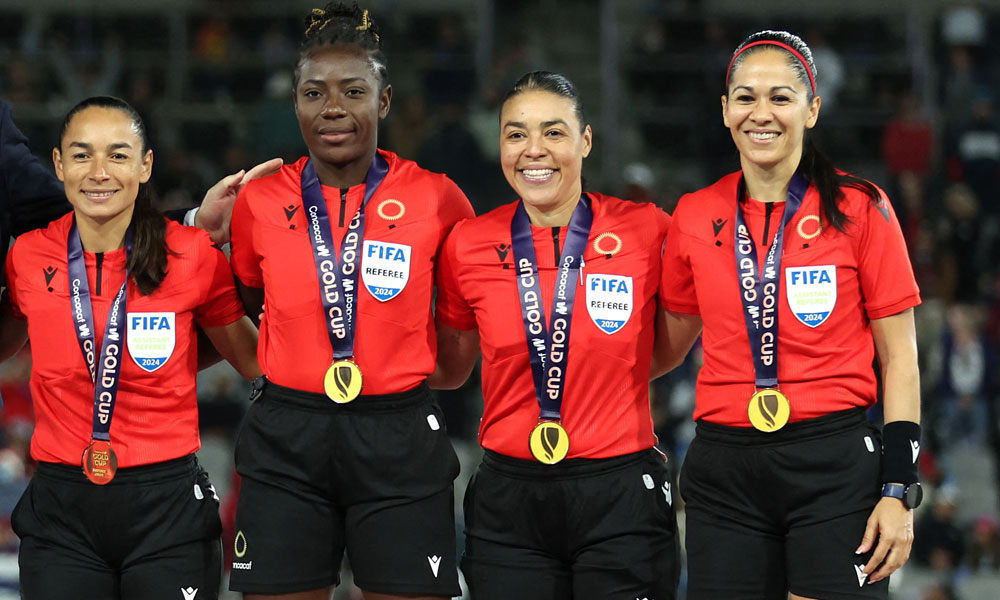 Árbitras hondureñas pitaron gran final de la Copa Oro Femenil