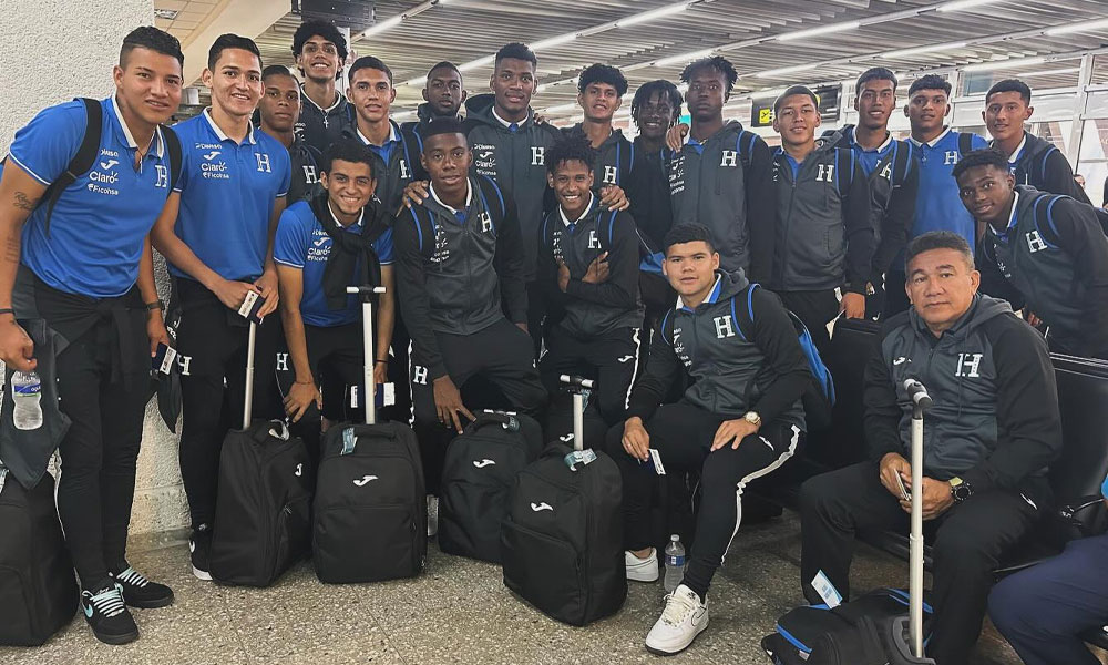 Selección Sub-20 de Honduras realiza gira de preparación por México