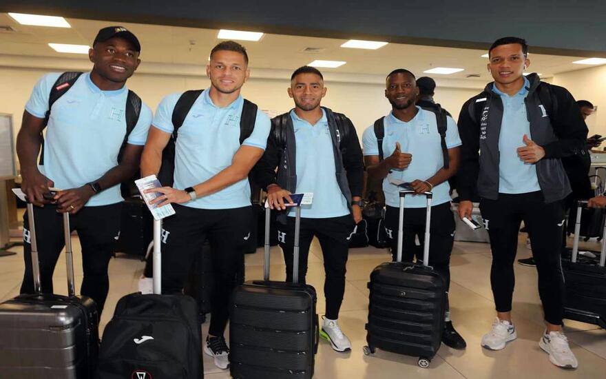 Honduras aterrizó en Dallas para disputar repechaje ante Costa Rica