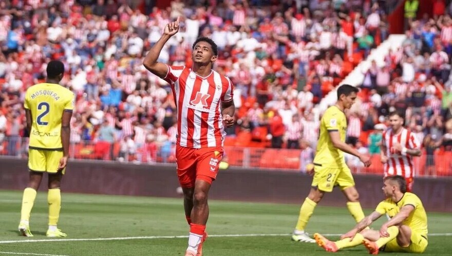 Anthony «Choco» Lozano anotó su primer gol con el Almería en LaLiga