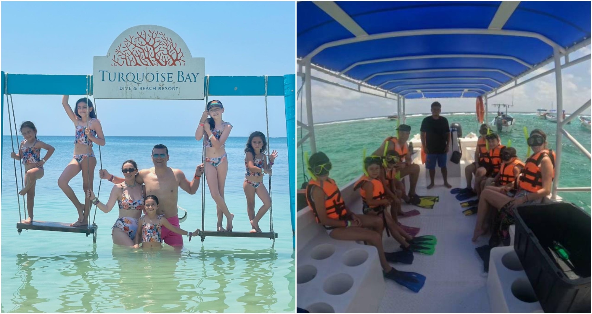 Actriz mexicana Jackeline Bracamontes visitó Roatán junto a su familia