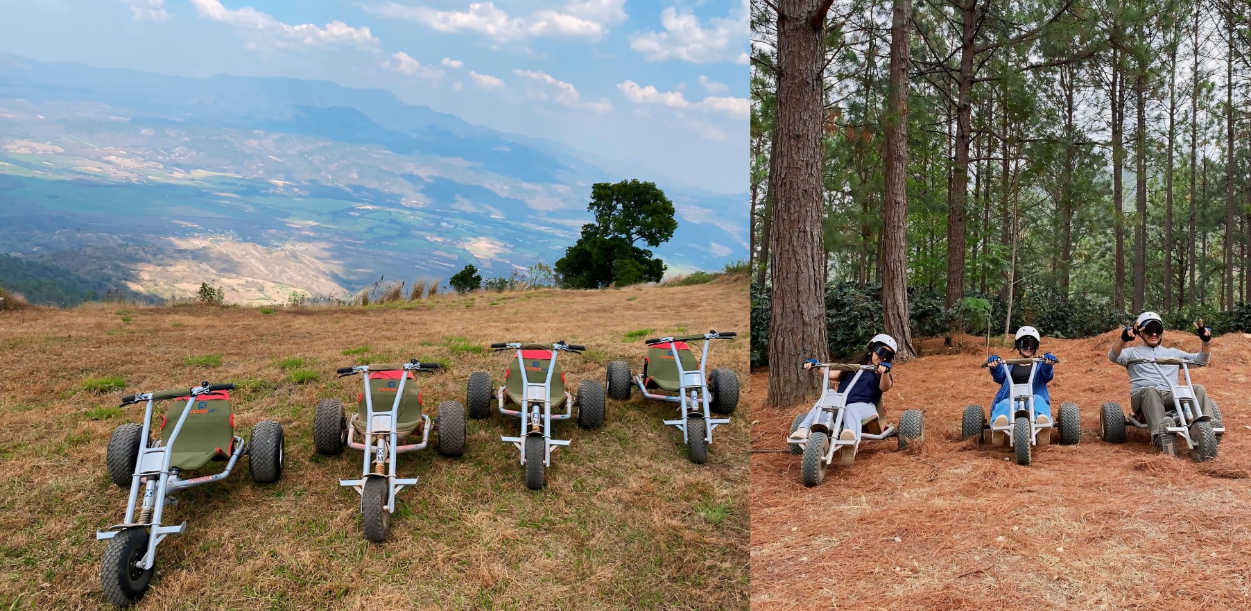 Mountains Karts de tres ruedas en Eco Finca La Bendición