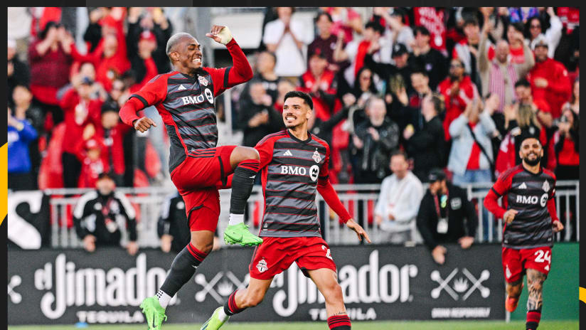 Deybi Flores anota su primer gol con el Toronto FC