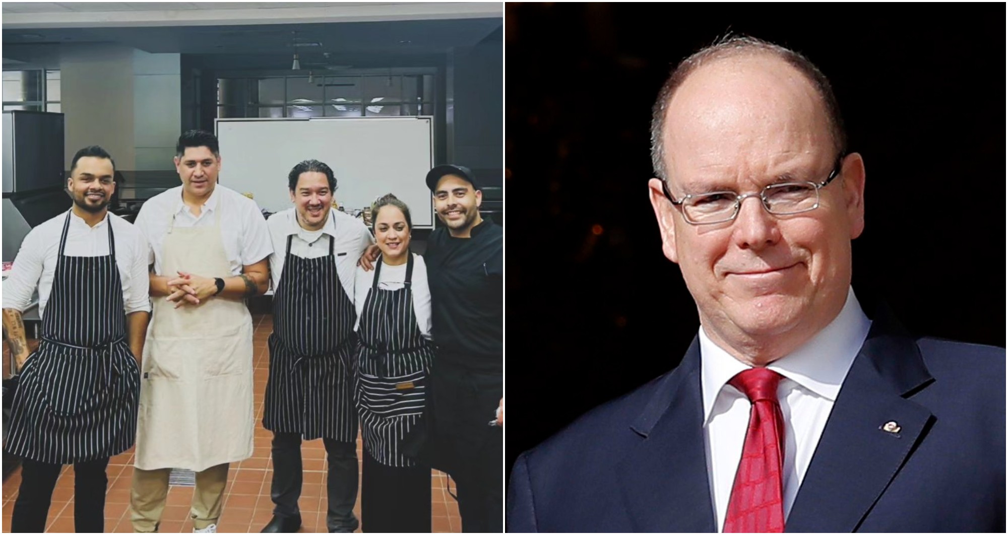 Chefs hondureños cocinaron para el príncipe de Mónaco