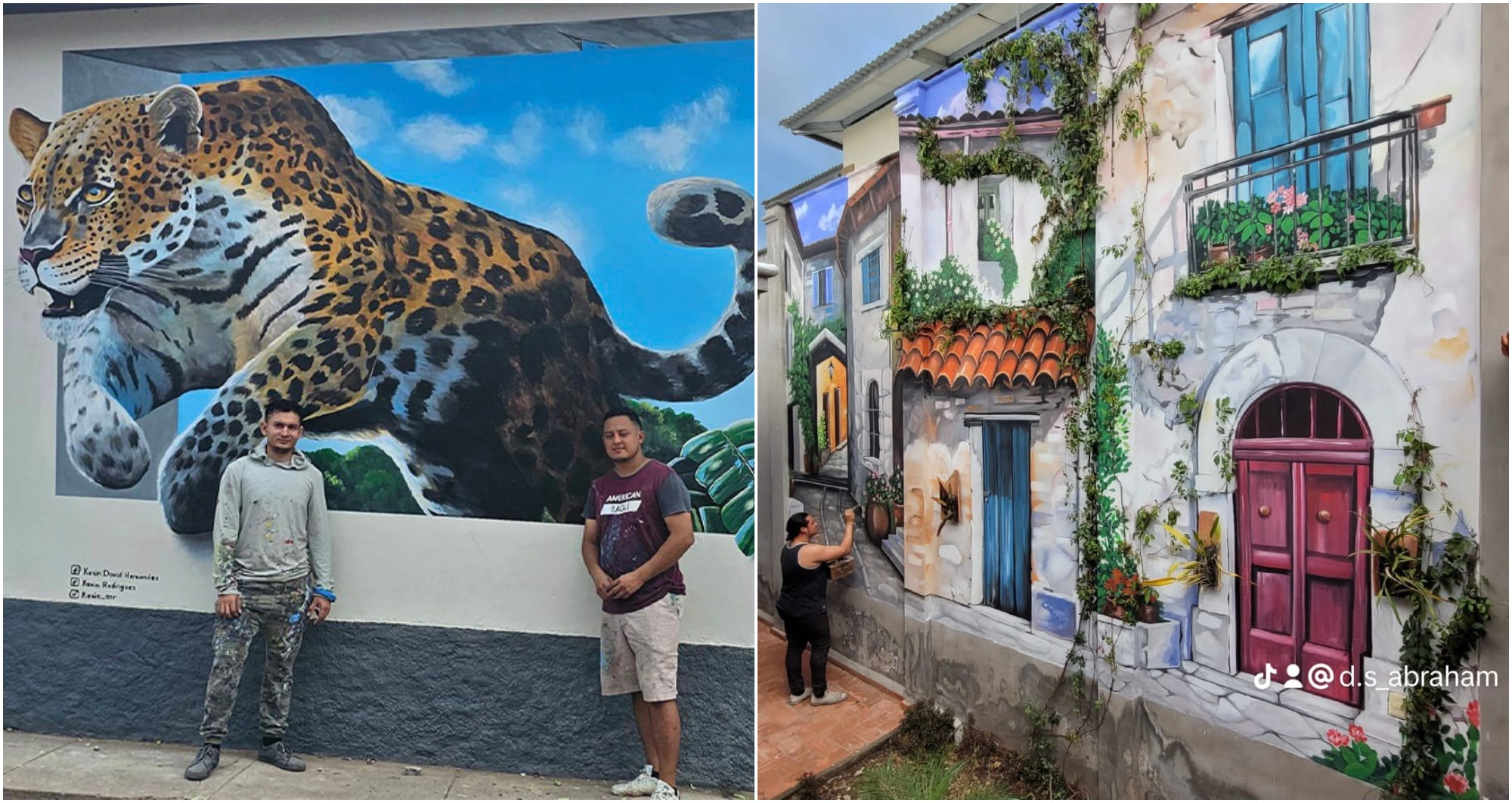 Dulce Nombre de Copán celebra el segundo Festival de Muralismo en 3D