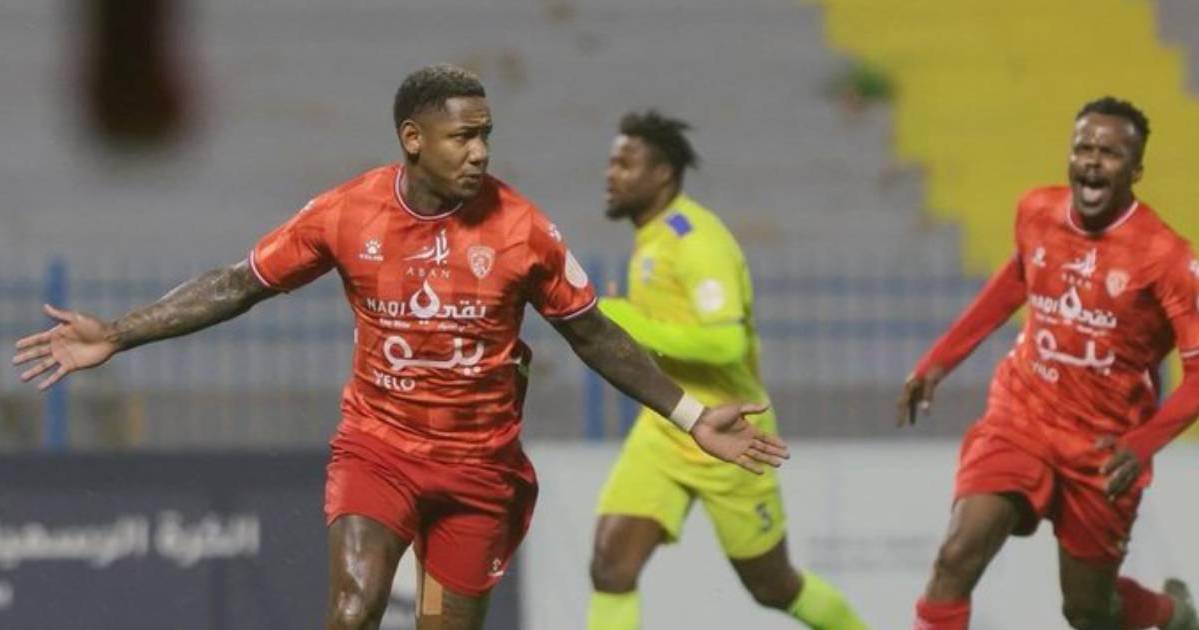 Romell Quioto marca su primer hat-trick en Arabia Saudita