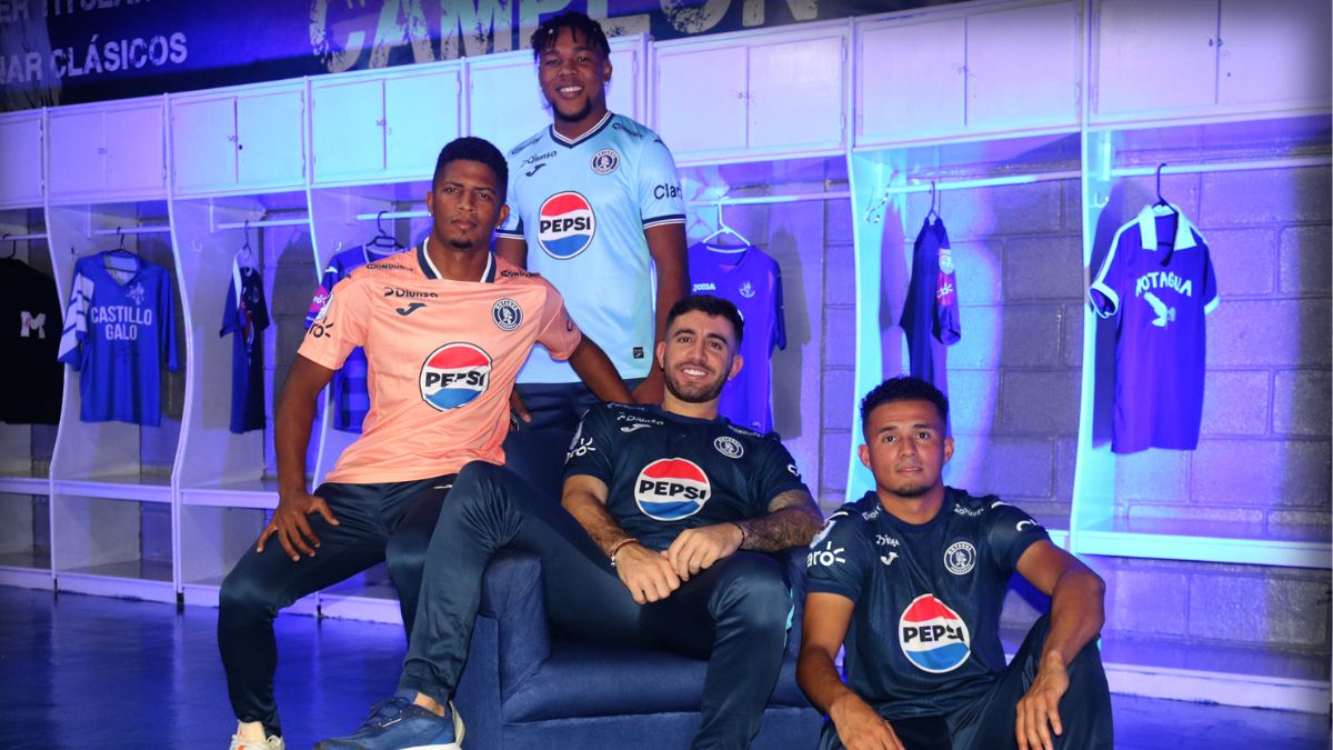 Motagua presenta su nueva indumentaria para la temporada 2024/25