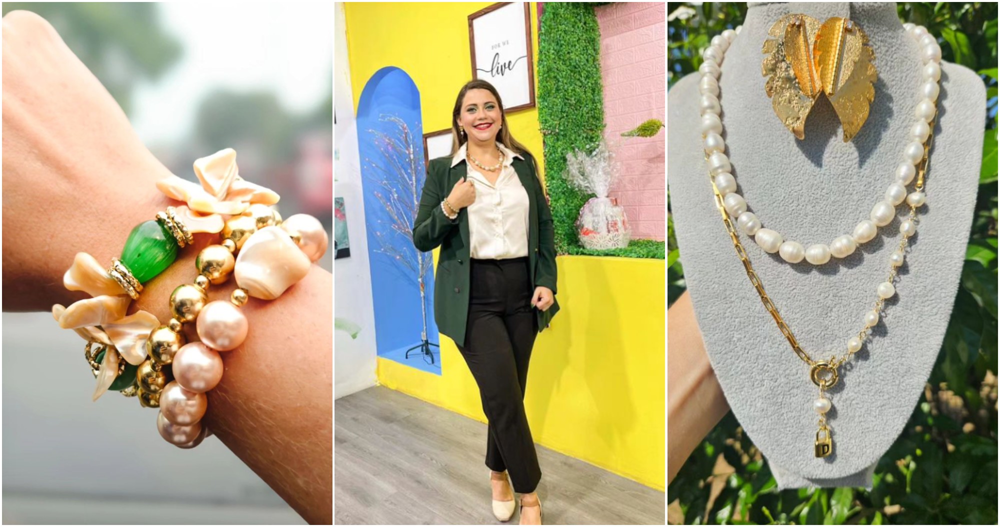 Hondureña destaca con joyería de piedras especiales en San Pedro Sula
