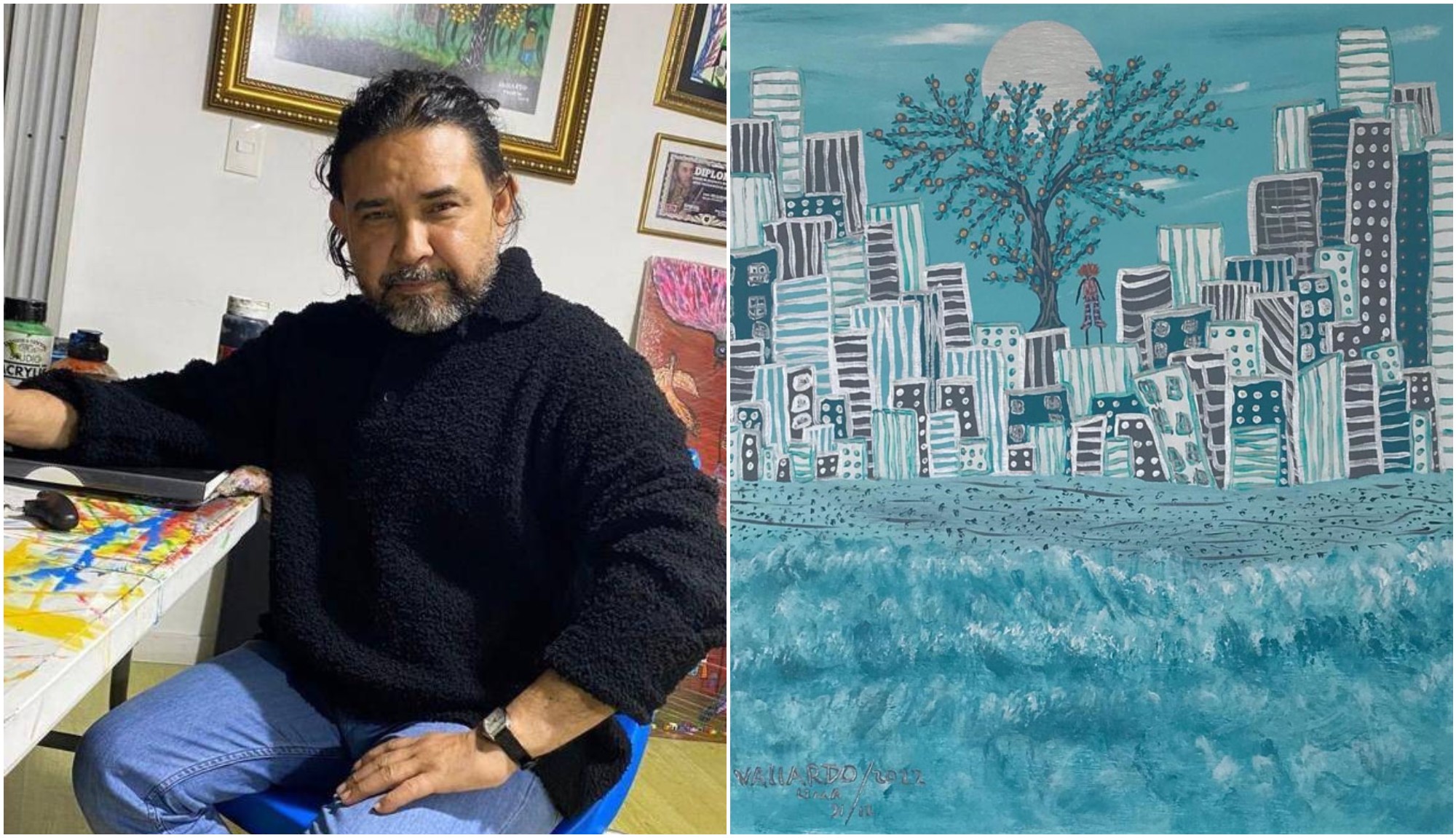 Artista hondureño Jaime Vallardo participará en Open Art Bogotá