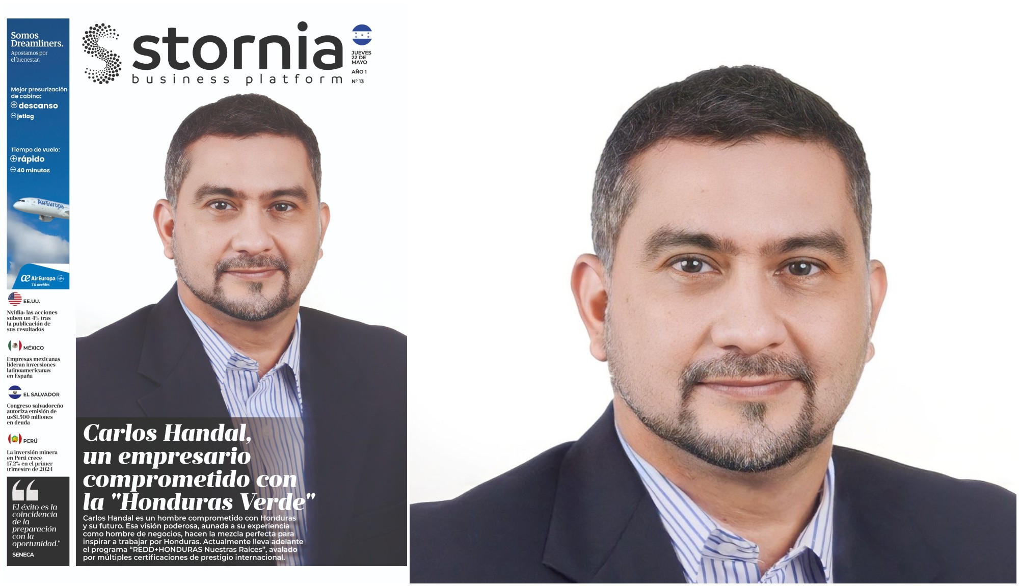 Medio Stornia Business Plataform destacó al hondureño Carlos Handal